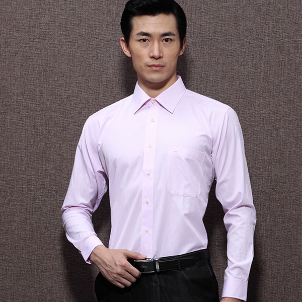 男款商務(wù)長(cháng)袖襯衣